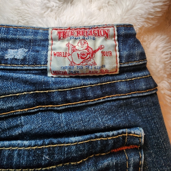 True Religion Joey 28 Jeans Distressed 29" Inseam - Picture 7 of 9